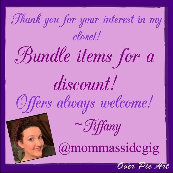 Rae Dunn NWT sweatshirt large Miss Independent Tie Dye navy & white lightweight - Picture 8 of 8